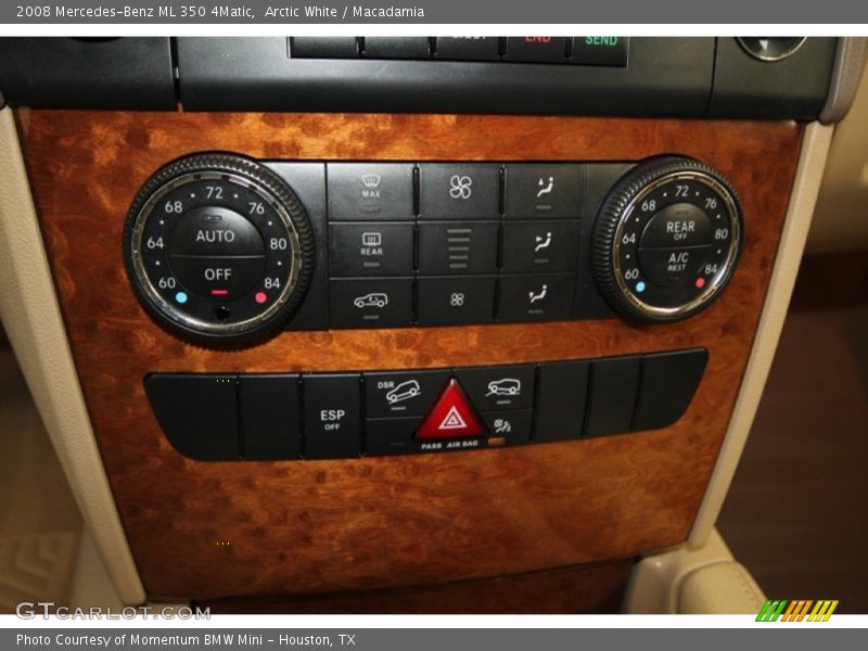 Arctic White / Macadamia 2008 Mercedes-Benz ML 350 4Matic