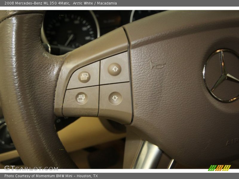 Arctic White / Macadamia 2008 Mercedes-Benz ML 350 4Matic