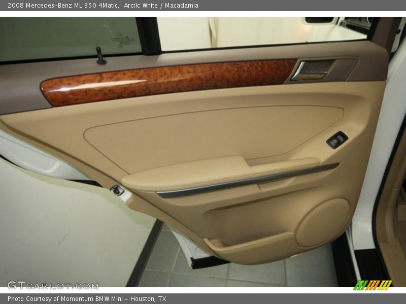 Arctic White / Macadamia 2008 Mercedes-Benz ML 350 4Matic