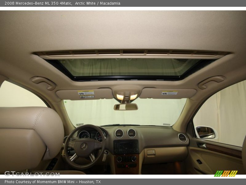 Arctic White / Macadamia 2008 Mercedes-Benz ML 350 4Matic