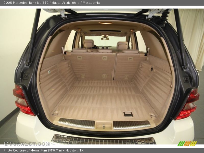 Arctic White / Macadamia 2008 Mercedes-Benz ML 350 4Matic