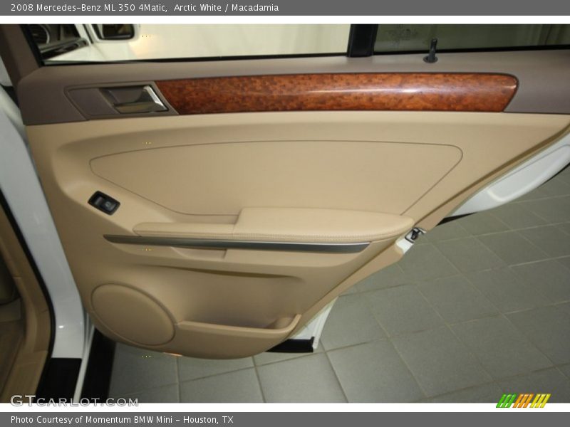 Arctic White / Macadamia 2008 Mercedes-Benz ML 350 4Matic