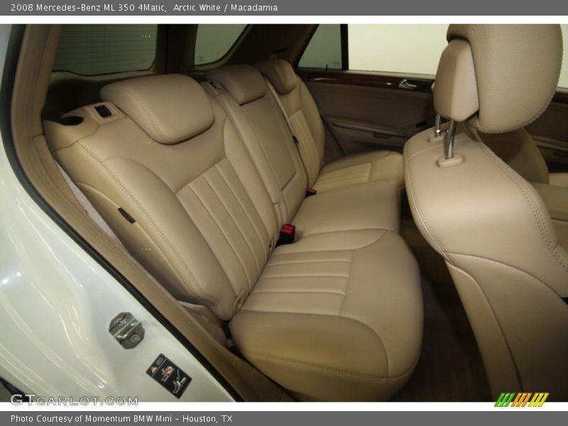 Arctic White / Macadamia 2008 Mercedes-Benz ML 350 4Matic