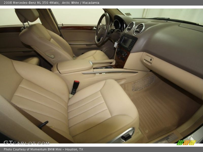 Arctic White / Macadamia 2008 Mercedes-Benz ML 350 4Matic