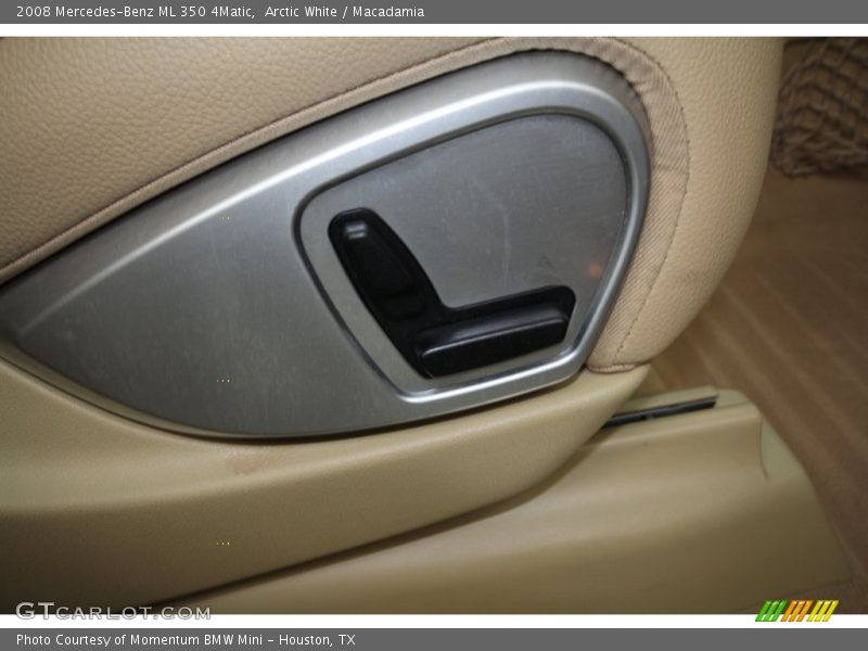 Arctic White / Macadamia 2008 Mercedes-Benz ML 350 4Matic