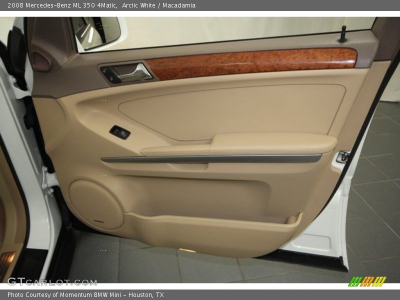 Arctic White / Macadamia 2008 Mercedes-Benz ML 350 4Matic