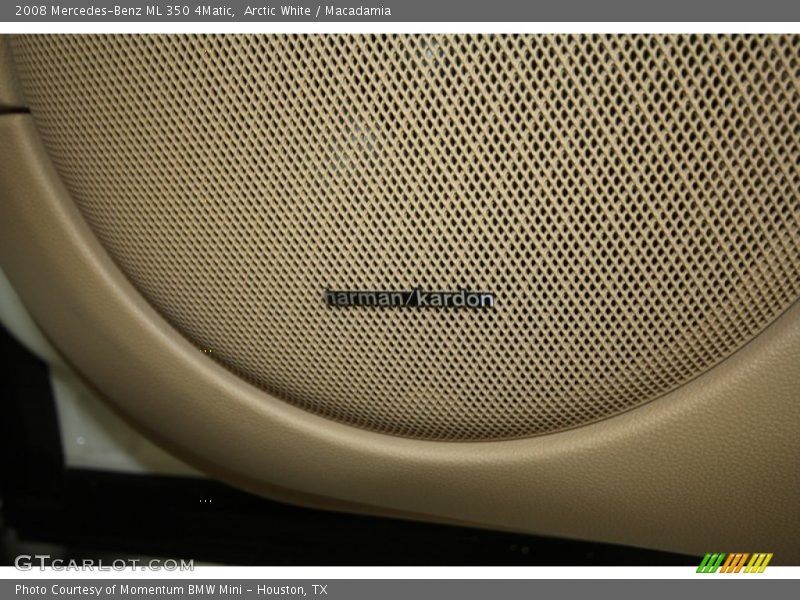 Arctic White / Macadamia 2008 Mercedes-Benz ML 350 4Matic