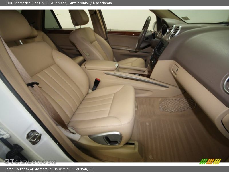 Arctic White / Macadamia 2008 Mercedes-Benz ML 350 4Matic