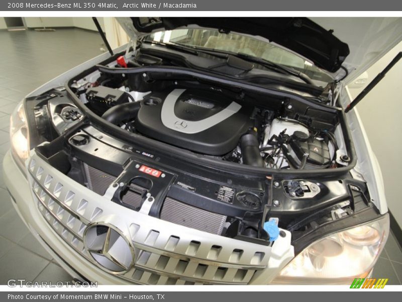Arctic White / Macadamia 2008 Mercedes-Benz ML 350 4Matic