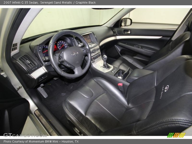 Graphite Black Interior - 2007 G 35 Sedan 