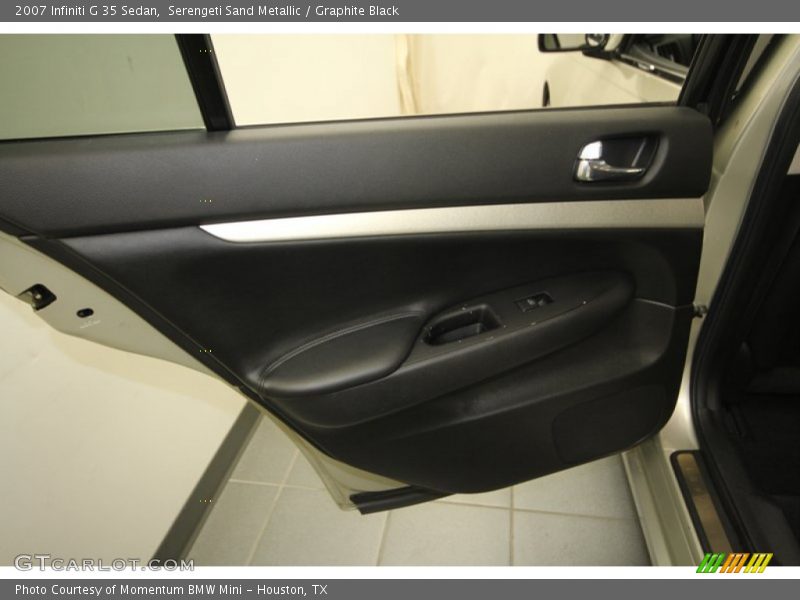 Serengeti Sand Metallic / Graphite Black 2007 Infiniti G 35 Sedan