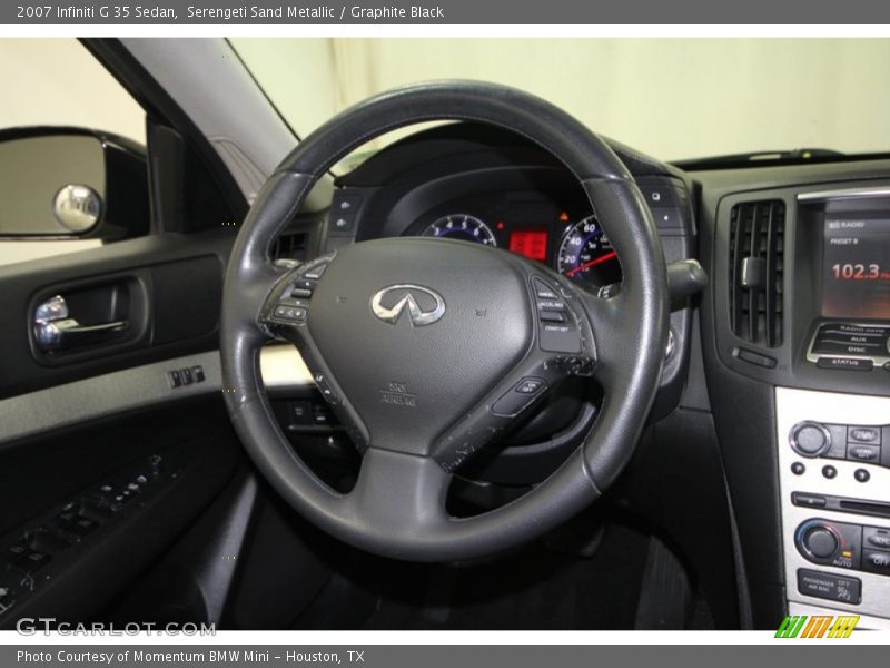 Serengeti Sand Metallic / Graphite Black 2007 Infiniti G 35 Sedan