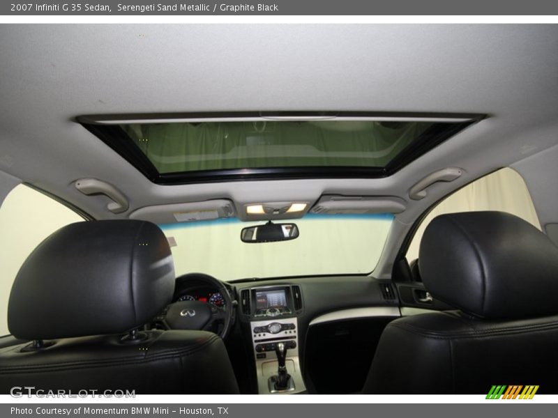 Serengeti Sand Metallic / Graphite Black 2007 Infiniti G 35 Sedan