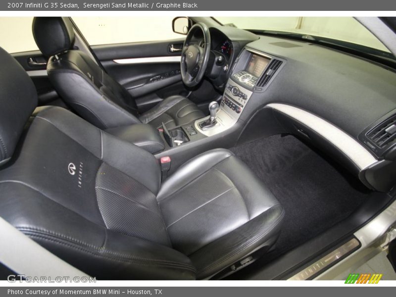 Serengeti Sand Metallic / Graphite Black 2007 Infiniti G 35 Sedan