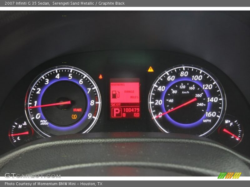  2007 G 35 Sedan 35 Sedan Gauges