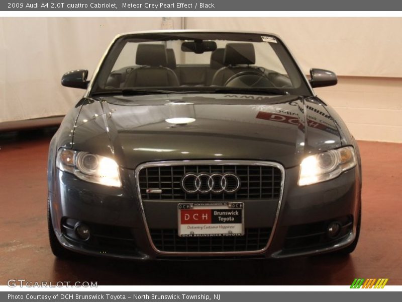 Meteor Grey Pearl Effect / Black 2009 Audi A4 2.0T quattro Cabriolet