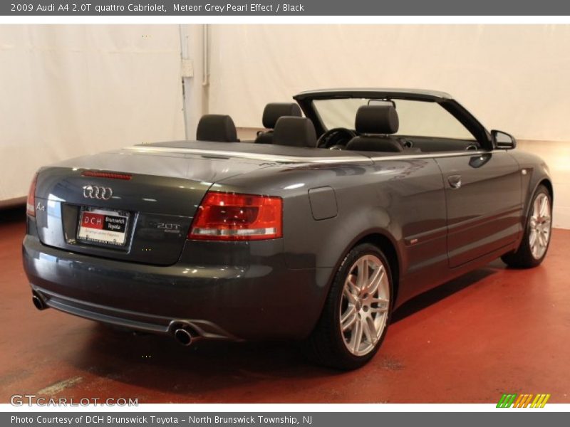 Meteor Grey Pearl Effect / Black 2009 Audi A4 2.0T quattro Cabriolet