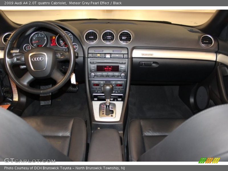 Meteor Grey Pearl Effect / Black 2009 Audi A4 2.0T quattro Cabriolet