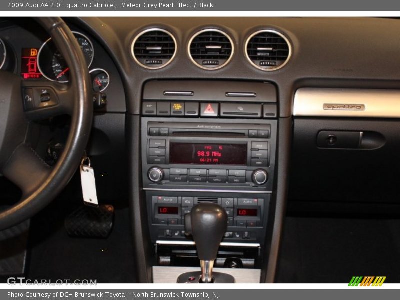 Meteor Grey Pearl Effect / Black 2009 Audi A4 2.0T quattro Cabriolet