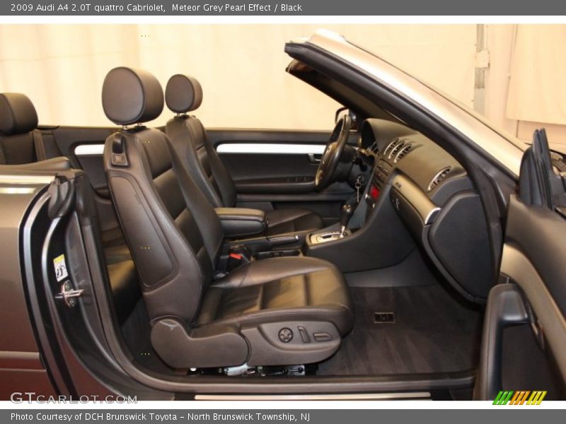 Meteor Grey Pearl Effect / Black 2009 Audi A4 2.0T quattro Cabriolet