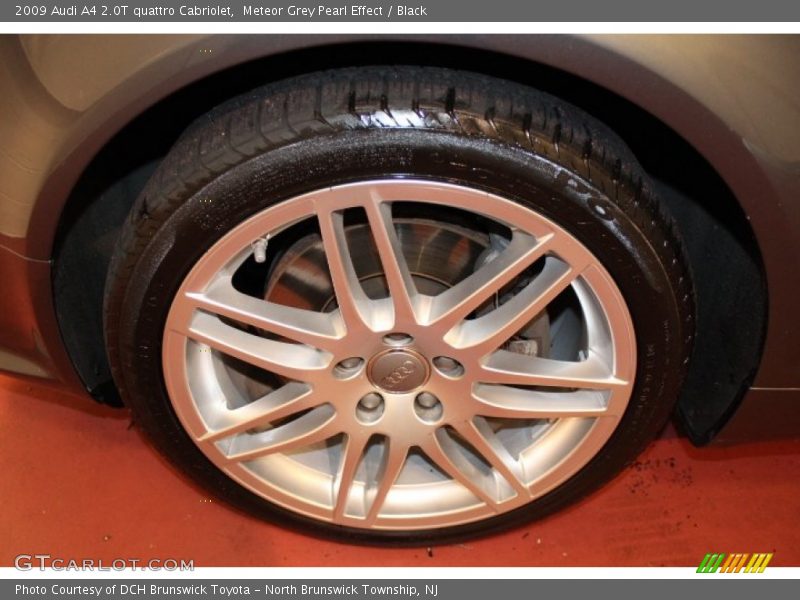 Meteor Grey Pearl Effect / Black 2009 Audi A4 2.0T quattro Cabriolet