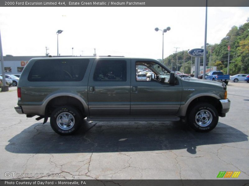 Estate Green Metallic / Medium Parchment 2000 Ford Excursion Limited 4x4