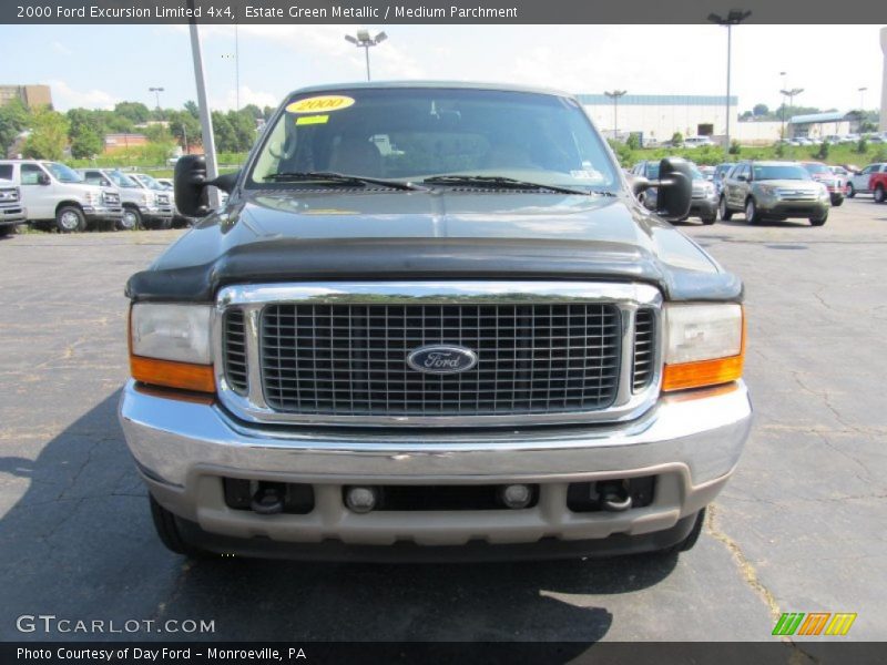 Estate Green Metallic / Medium Parchment 2000 Ford Excursion Limited 4x4