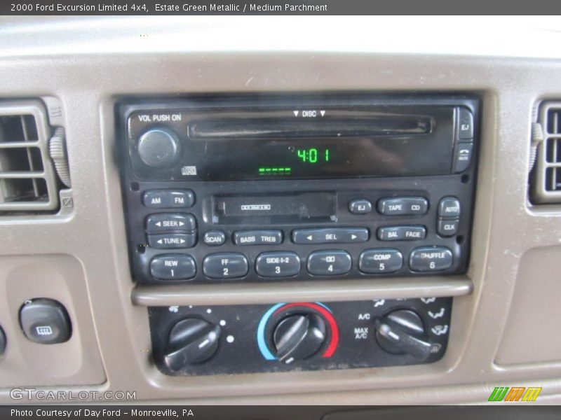 Estate Green Metallic / Medium Parchment 2000 Ford Excursion Limited 4x4