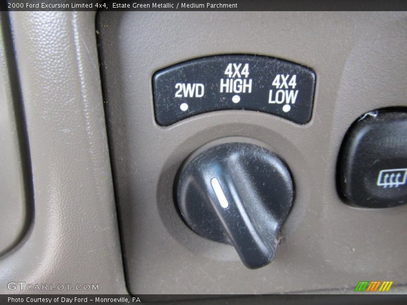 Estate Green Metallic / Medium Parchment 2000 Ford Excursion Limited 4x4