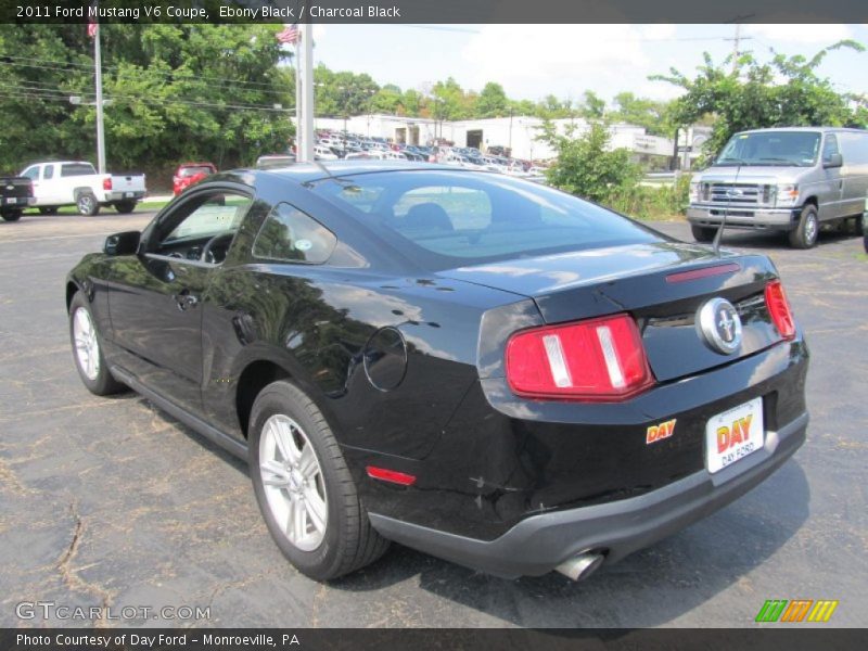 Ebony Black / Charcoal Black 2011 Ford Mustang V6 Coupe