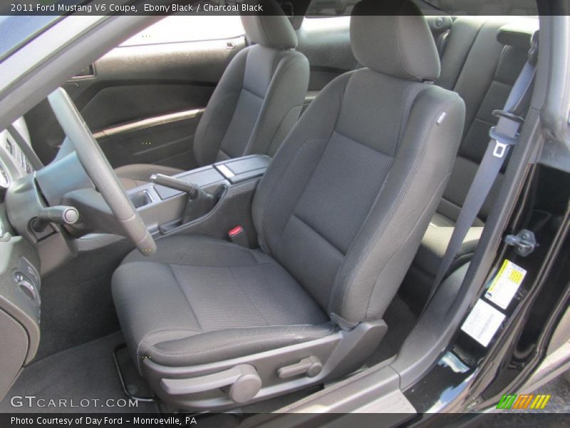 Ebony Black / Charcoal Black 2011 Ford Mustang V6 Coupe