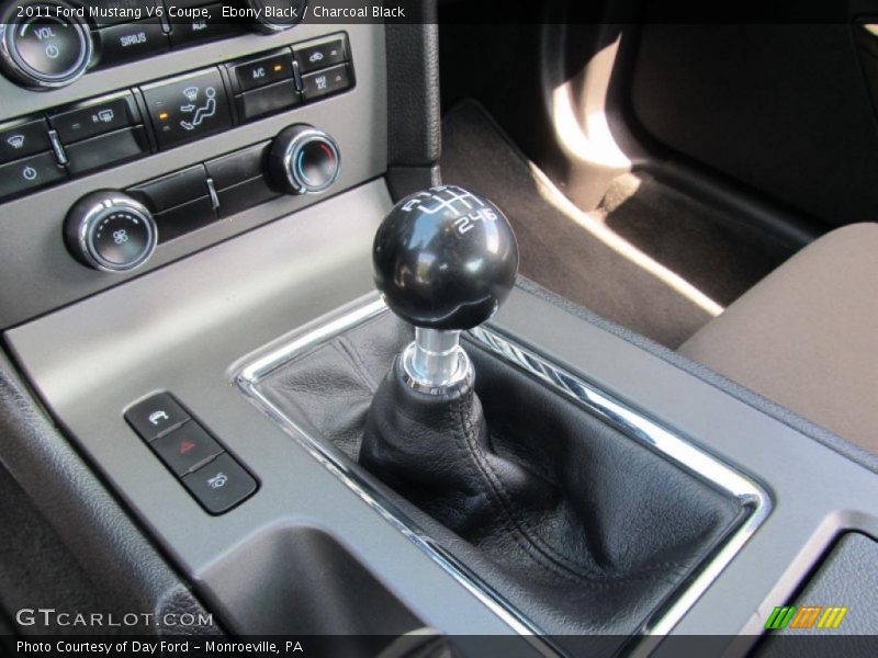 Ebony Black / Charcoal Black 2011 Ford Mustang V6 Coupe