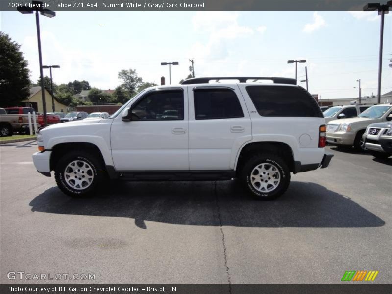 Summit White / Gray/Dark Charcoal 2005 Chevrolet Tahoe Z71 4x4