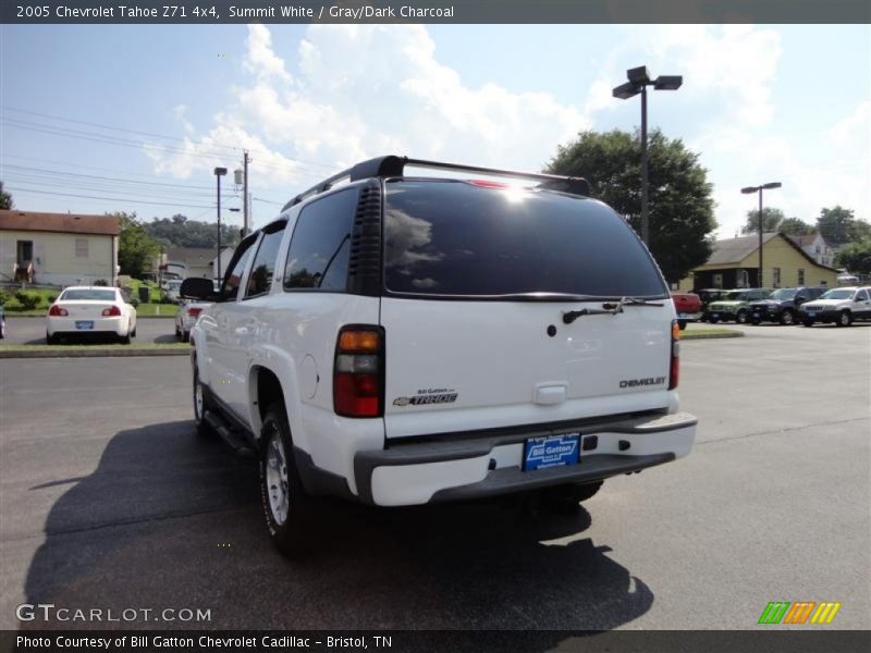 Summit White / Gray/Dark Charcoal 2005 Chevrolet Tahoe Z71 4x4