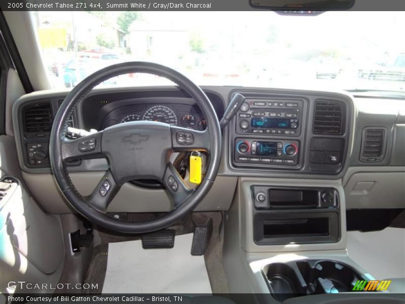 Summit White / Gray/Dark Charcoal 2005 Chevrolet Tahoe Z71 4x4