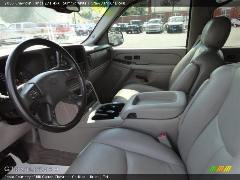 Summit White / Gray/Dark Charcoal 2005 Chevrolet Tahoe Z71 4x4