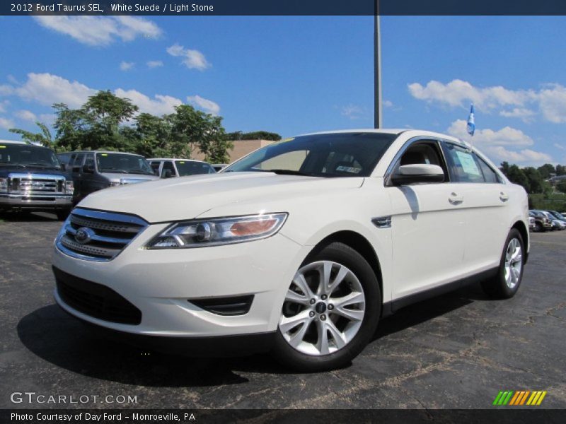 White Suede / Light Stone 2012 Ford Taurus SEL