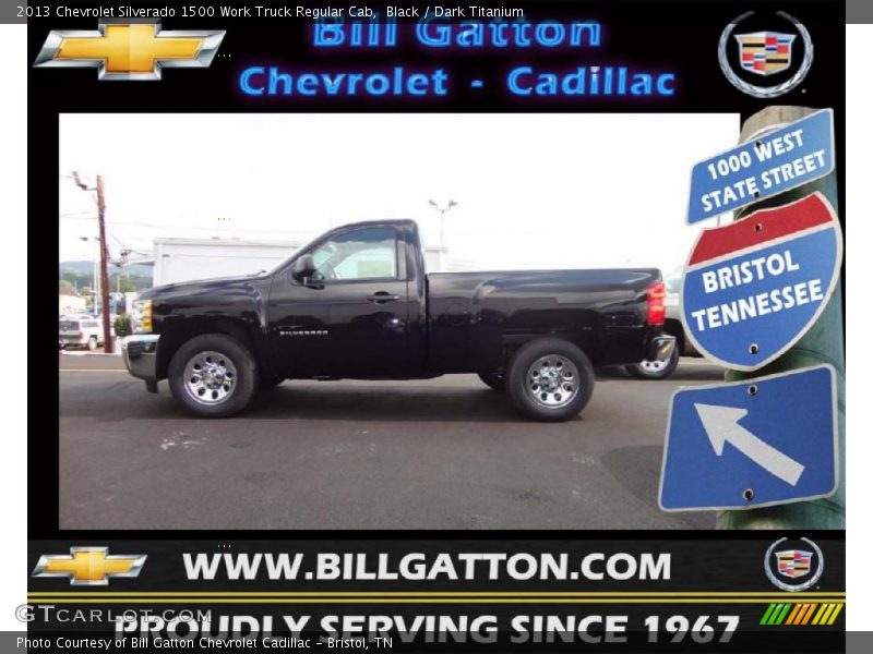 Black / Dark Titanium 2013 Chevrolet Silverado 1500 Work Truck Regular Cab