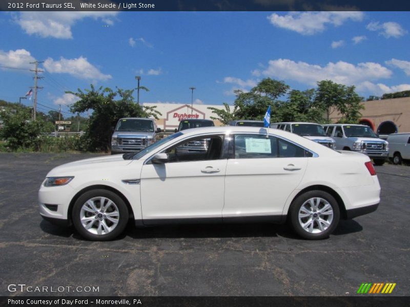White Suede / Light Stone 2012 Ford Taurus SEL