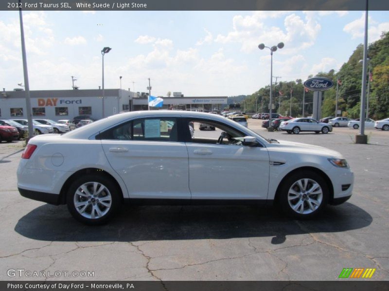White Suede / Light Stone 2012 Ford Taurus SEL