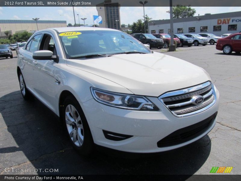 White Suede / Light Stone 2012 Ford Taurus SEL