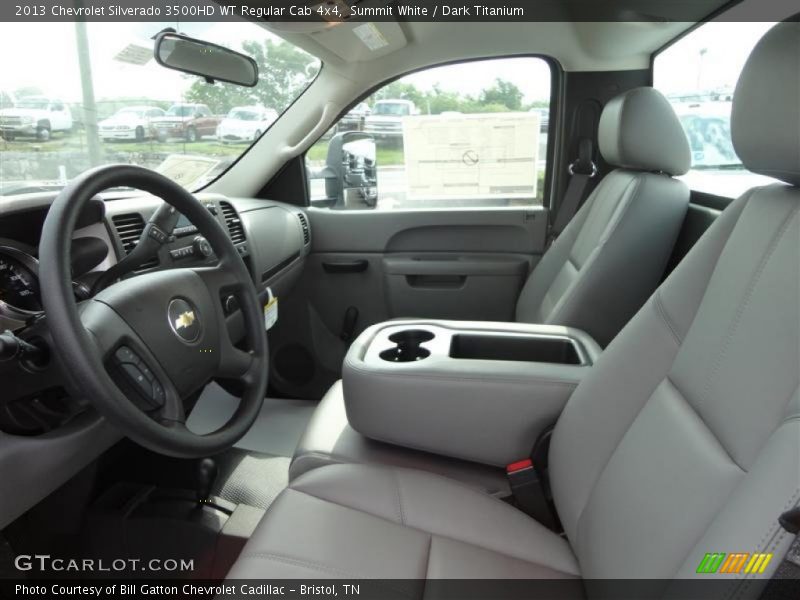 Summit White / Dark Titanium 2013 Chevrolet Silverado 3500HD WT Regular Cab 4x4
