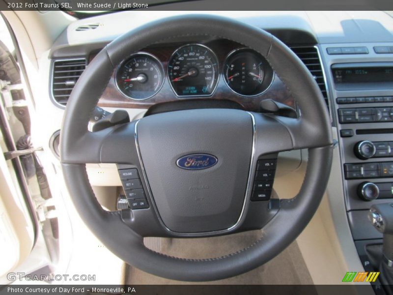 White Suede / Light Stone 2012 Ford Taurus SEL