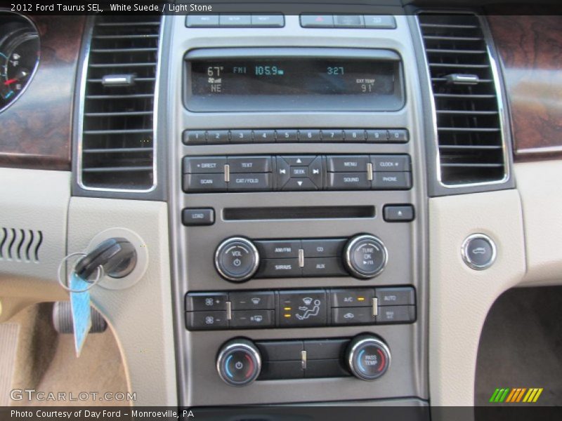 White Suede / Light Stone 2012 Ford Taurus SEL