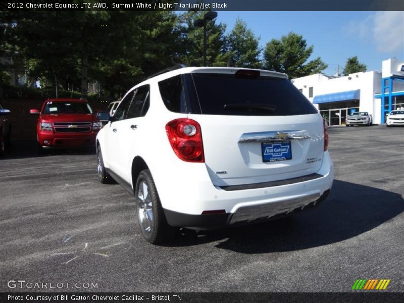 Summit White / Light Titanium/Jet Black 2012 Chevrolet Equinox LTZ AWD