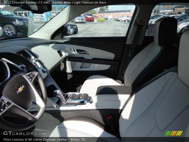 Summit White / Light Titanium/Jet Black 2012 Chevrolet Equinox LTZ AWD