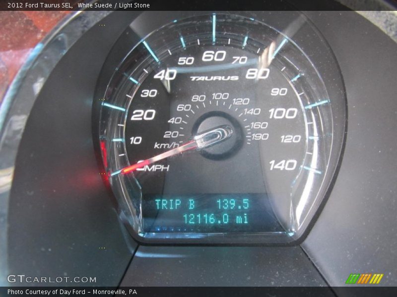White Suede / Light Stone 2012 Ford Taurus SEL