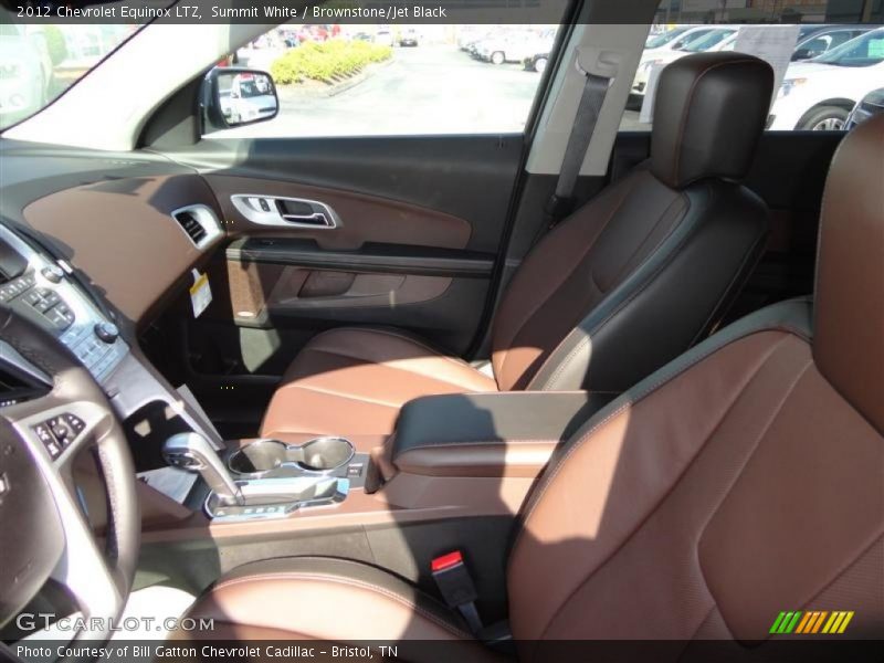Summit White / Brownstone/Jet Black 2012 Chevrolet Equinox LTZ