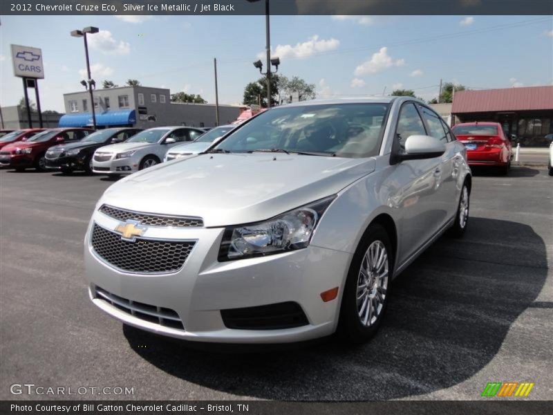 Silver Ice Metallic / Jet Black 2012 Chevrolet Cruze Eco