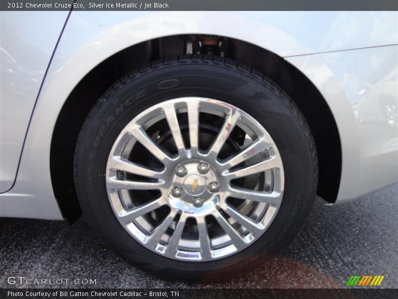 Silver Ice Metallic / Jet Black 2012 Chevrolet Cruze Eco